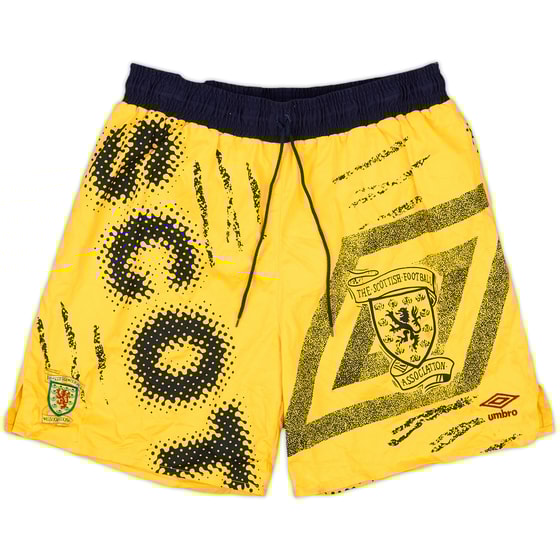 1990-92 Scotland Umbro Leisure Shorts - 7/10 - (L)