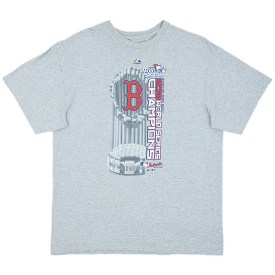 2013 Boston Red Sox World Series Champions Majestic Tee - 7/10 - (L)