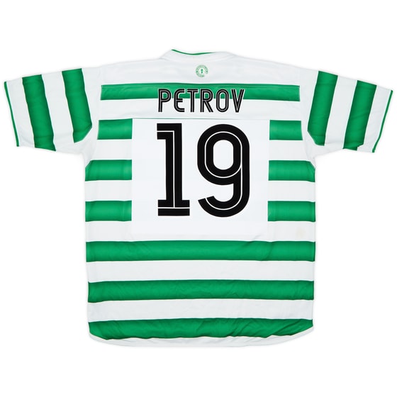 2003-04 Celtic Home Shirt Petrov #19 - 8/10 - (XL)