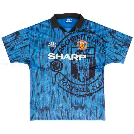 1992-93 Manchester United Away Shirt - 7/10 - (L)