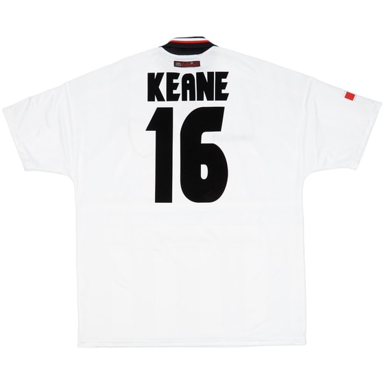 1997-99 Manchester United Away Shirt Keane #16 - 8/10 - (XXL)