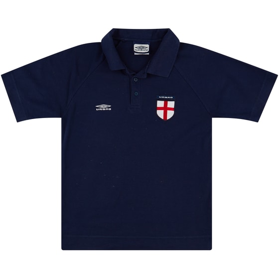 2002-03 England Umbro Polo - 9/10 - (M)