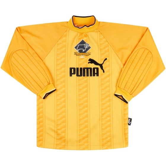 1995-96 Derby County GK Shirt #1 - 8/10 - (S)