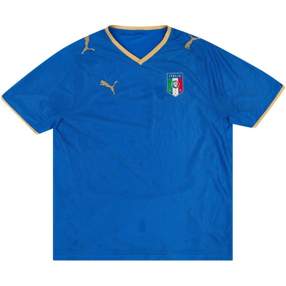 2007-08 Italy Home Shirt - 7/10 - (XL)