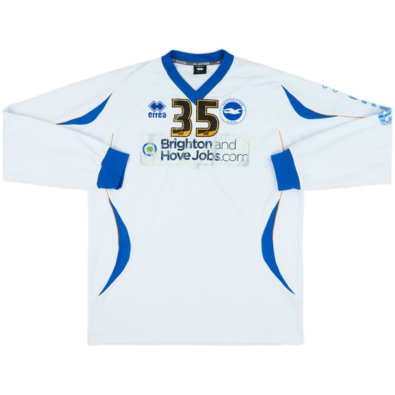 2011-12 Brighton Errea Player Issue Drill Top #35 - 3/10 - (L)