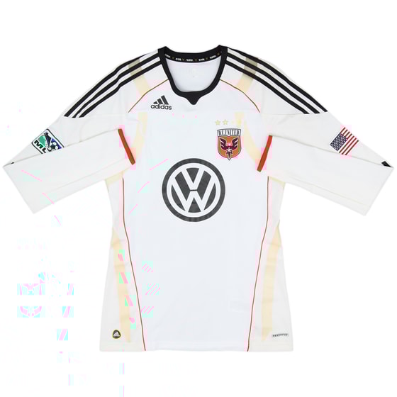 2010-11 DC United Player Issue Techfit Away L/S Shirt - 6/10 - (L)