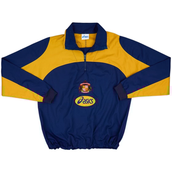 1997-98 Sunderland Asics 1/4 Zip Drill Top - 8/10 - (L)