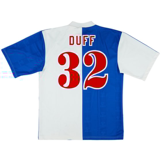 1996-98 Blackburn Home Shirt Duff #32 - 8/10 - (XL)