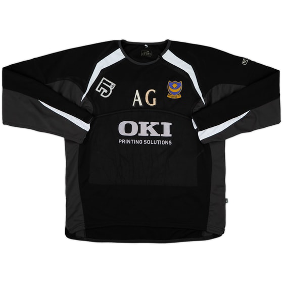 2005-06 Portsmouth Jako Staff Issue 1/4 Zip Drill Top AG - 7/10 - (XL)