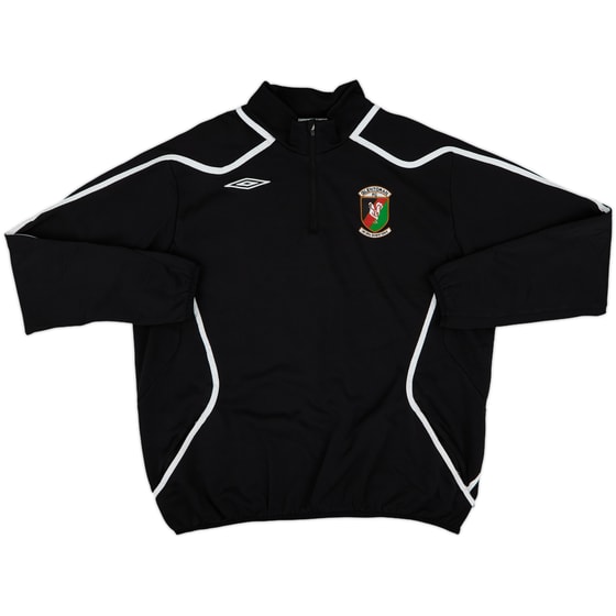 2007-08 Glentoran Umbro 1/4 Zip Drill Top - 6/10 - (XXL)