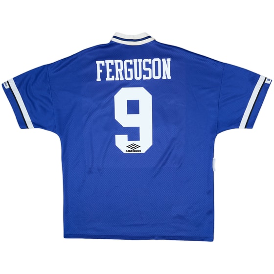 1993-95 Everton Home Shirt Ferguson #9 - 8/10 - (XL)