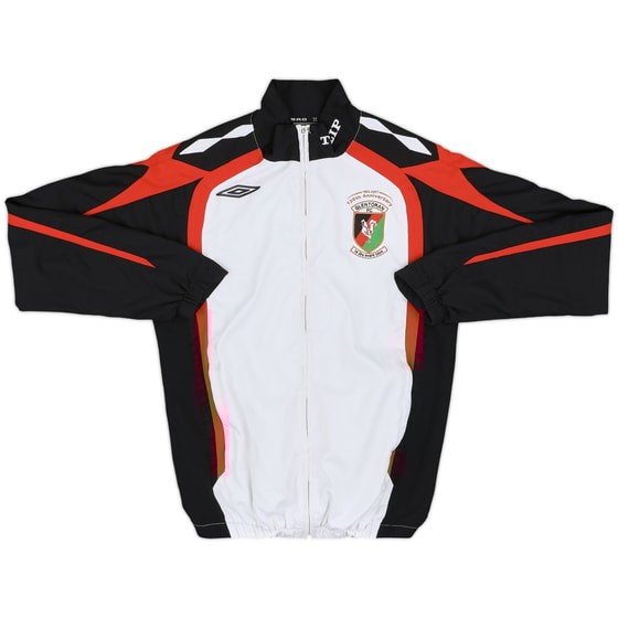 2007-08 Glentoran Umbro Track Jacket - 8/10 - (S)
