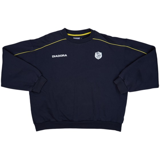 2001-02 Sheffield Wednesday Diadora Sweat Top - 8/10 - (XXL)