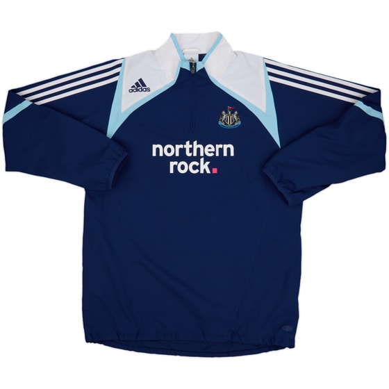 2007-08 Newcastle adidas 1/4 Zip Track Jacket - 10/10 - (M)