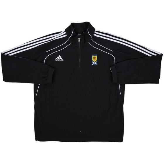 2010-12 Scotland adidas 1/4 Zip Fleece Track Jacket - 9/10 - (L/XL)