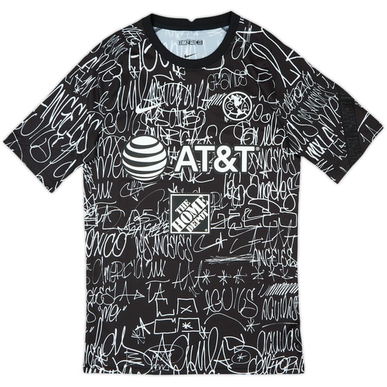 2021-22 Club America Nike Pre-Match Shirt - 10/10 - (S)