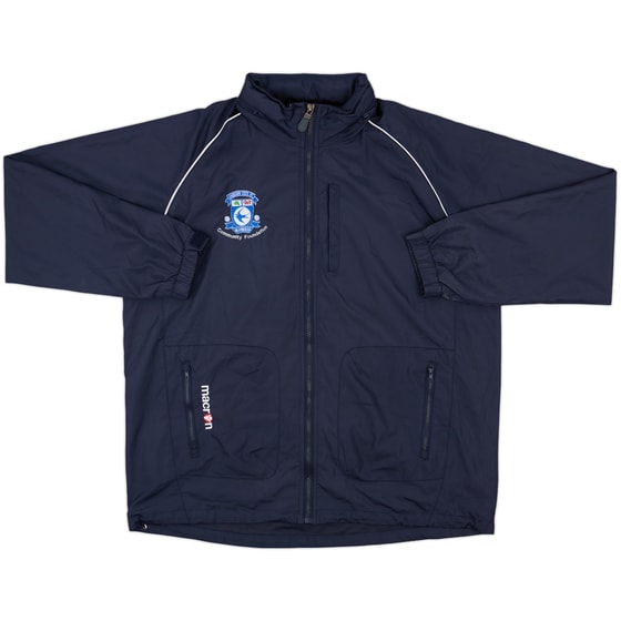 2008-09 Cardiff Community Foundation Macron Hooded Rain Jacket - 10/10 - (XL)