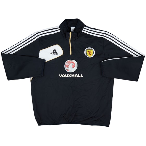 2011-12 Scotland adidas 1/4 Zip Drill Top - 6/10 - (XL)