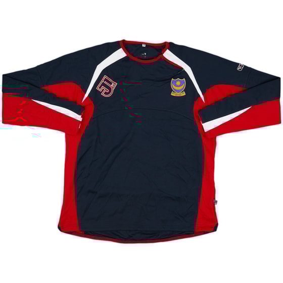 2005-07 Portsmouth Jako 1/4 Zip Drill Top - 8/10 - (M/L)