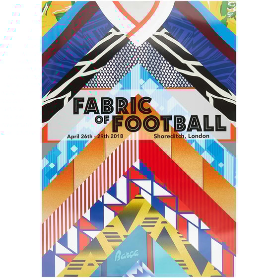 Fabric of Football London Tour Poster (A1)