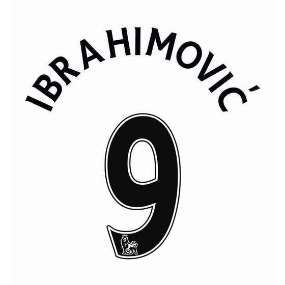 2016-17 Manchester United Third Ibrahimovic #9 Name Set Junior
