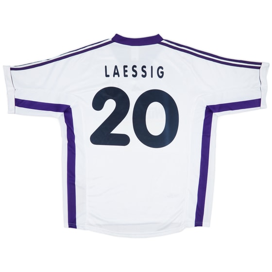 1998 Austria Salzburg Match Worn Intertoto Cup Home Shirt Laessig #20