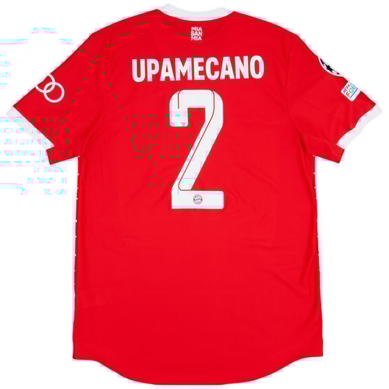 2022-23 Bayern Munich Match Issue Champions League Home Shirt Upamecano #2