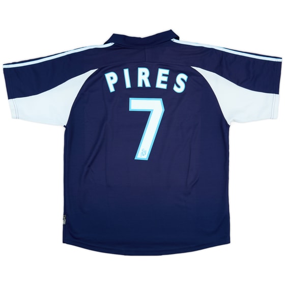 1999-00 Olympique Marseille Away Shirt Pires #7 - 8/10 - (M)