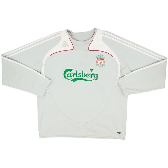 2008-09 Liverpool adidas Sweat Top - 6/10 - (XL)