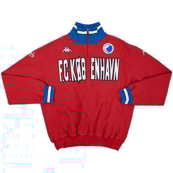 2009-10 FC Copenhagen Kappa 1/4 Zip Training Top - 7/10 - (XXL)