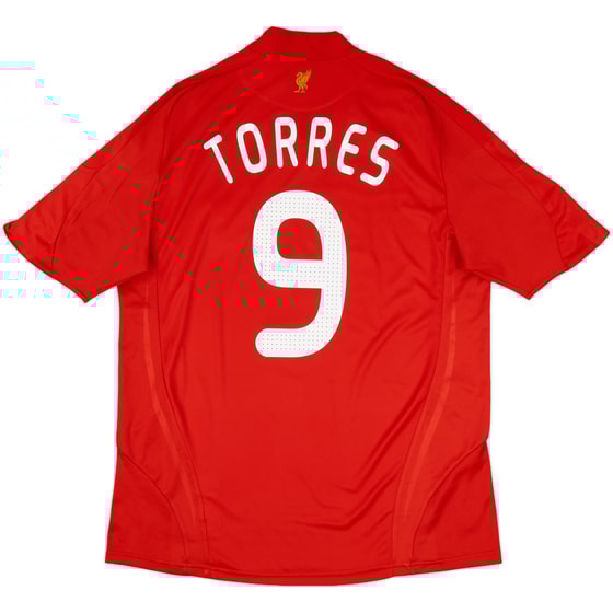 2008-10 Liverpool Home Shirt Torres #9 - 6/10 - (L)