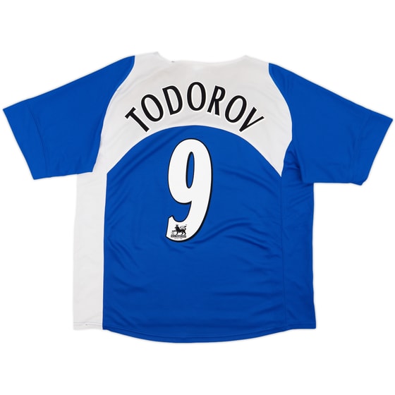2005-06 Portsmouth Home Shirt Todorov #9 - 6/10 - (L)