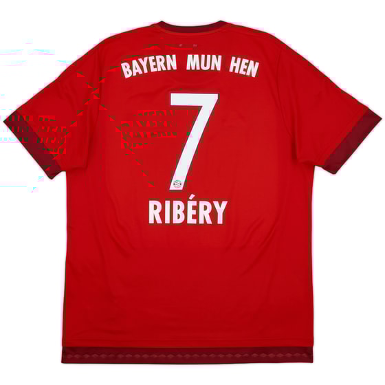 2015-16 Bayern Munich Home Shirt Ribery #7 - 4/10 - (XL)