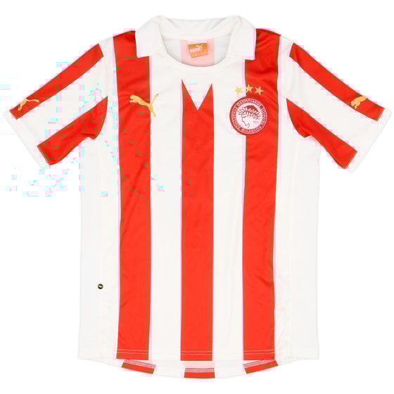 2011-12 Olympiakos Home Shirt #9 - 8/10 - (XL.Boys)