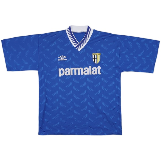 1990-91 Parma Umbro Training Shirt - 6/10 - (L)