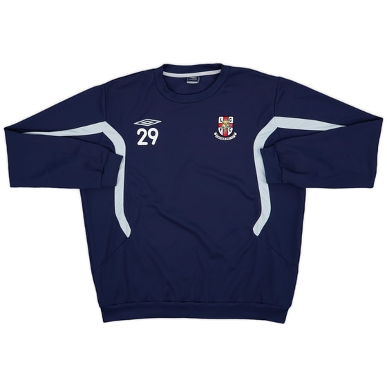 2007-08 Lincoln City Umbro Player Issue Sweat Top #29 - 9/10 - (XXL)
