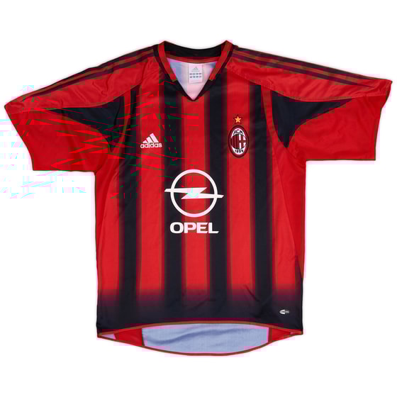 2004-05 AC Milan Home Shirt Shevchenko #7 - 4/10 - (S)