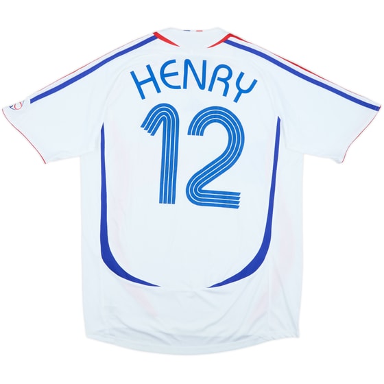 2006 France Away Shirt Henry #12 - 6/10 - (M)