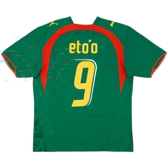 2006-08 Cameroon Home Shirt Eto'o #9 - 9/10 - (L)
