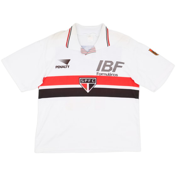 1992 Sao Paulo Home Shirt #10 - 8/10 - (L)