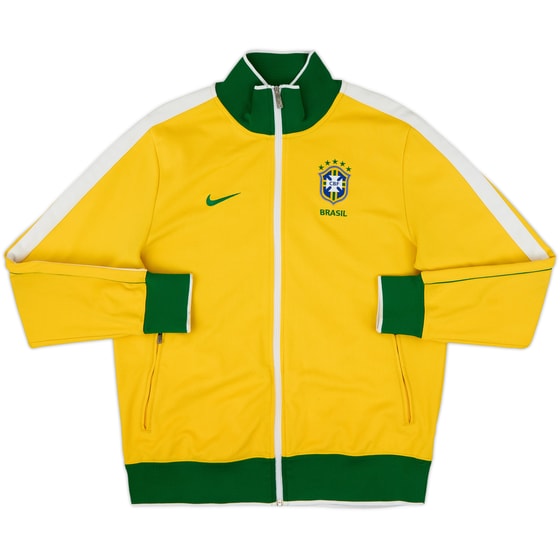 2010-11 Brazil Nike Track Jacket - 8/10 - (L)