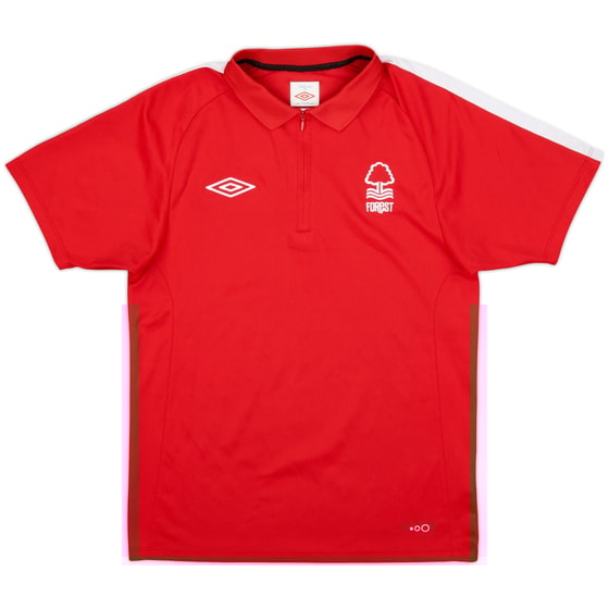 2010-11 Nottingham Forest Umbro 1/4 Zip Training Shirt - 9/10 - (S)