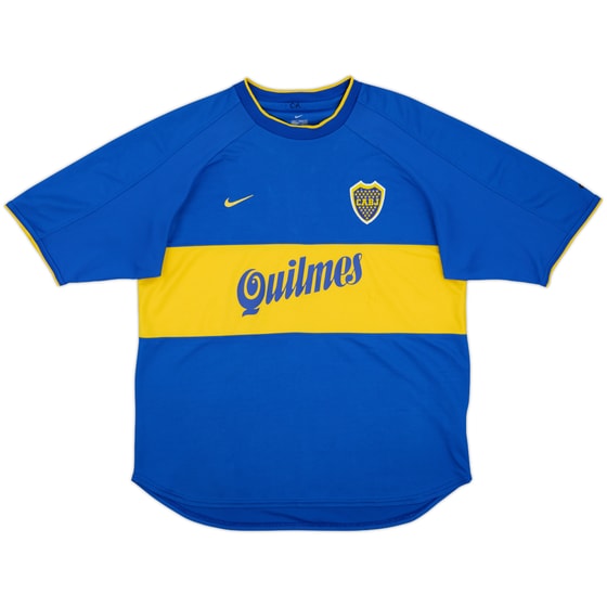 2000-01 Boca Juniors Home Shirt - 8/10 - (L)