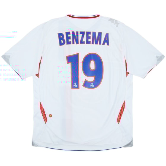 2006-07 Lyon Home Shirt Benzema #19 - 7/10 - (XL)