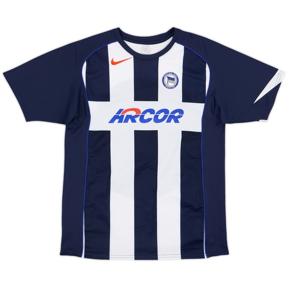 2004-05 Hertha Berlin Home Shirt - 6/10 - (XL.Boys)