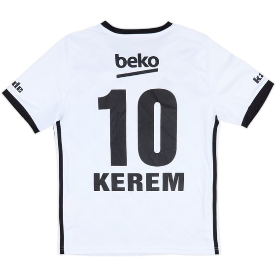 2017-18 Besiktas Home Shirt Kerem #10 - 9/10 - (L.Boys)