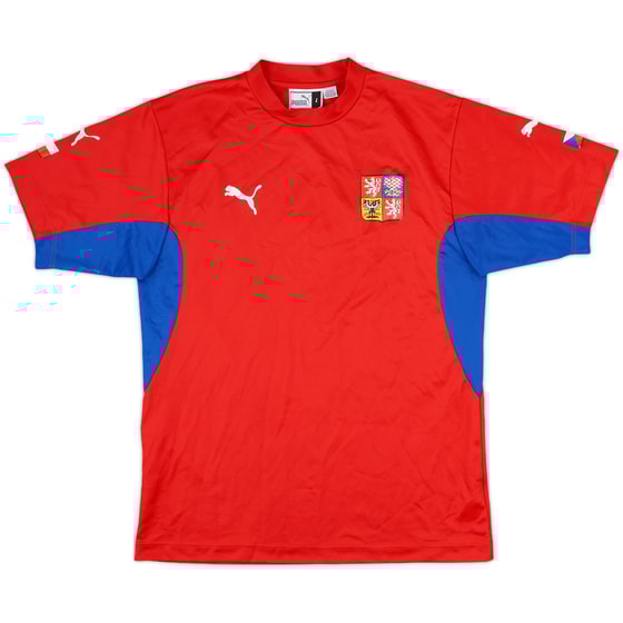 2002-04 Czech Republic Basic Home Shirt - 7/10 - (L)