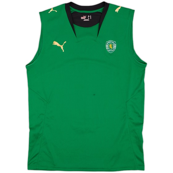 2007-08 Sporting CP Puma Training Vest - 7/10 - (M)
