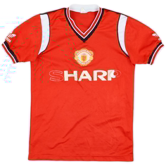 1984-86 Manchester United Home Shirt - 4/10 - (Y)