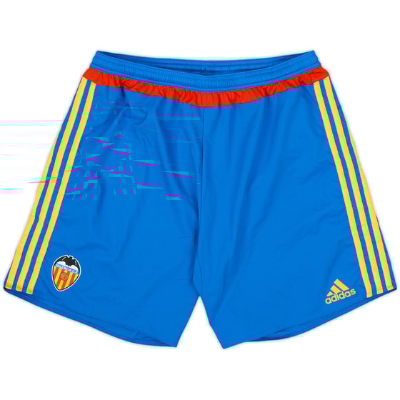 2015-16 Valencia Authentic Away Shorts - 8/10 - (L)